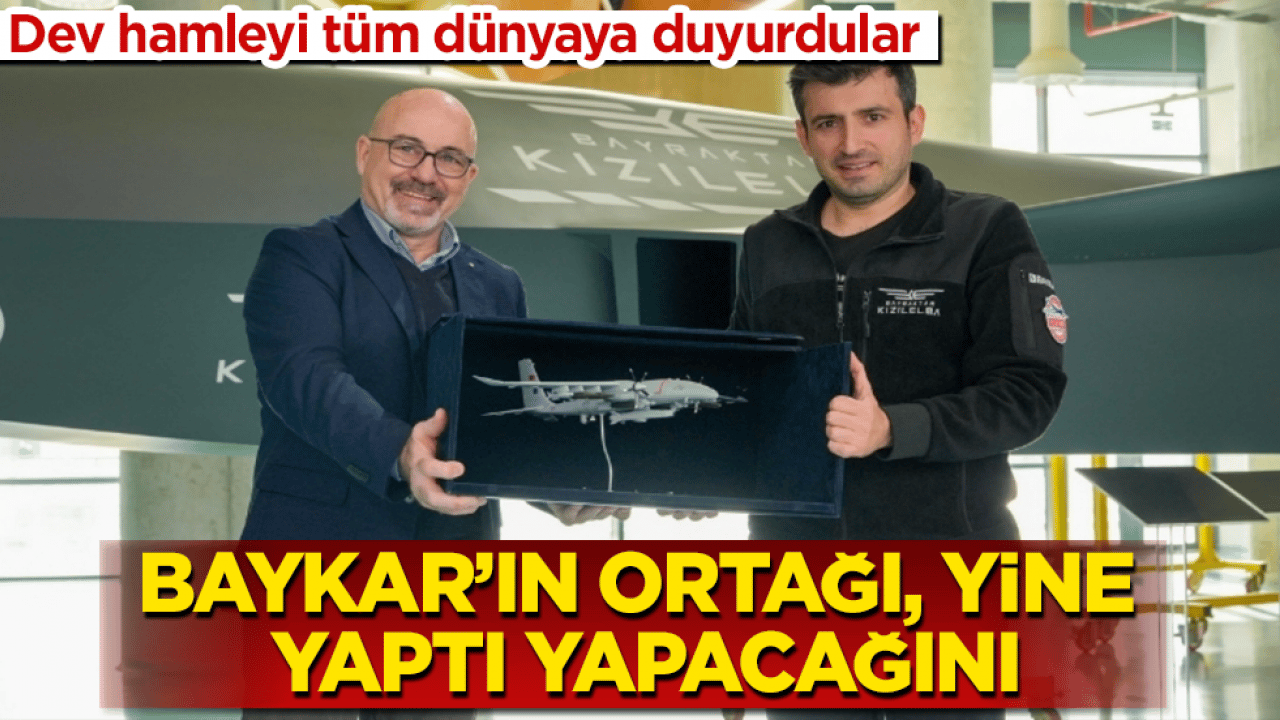 Baykar’ın ortağı, yine yaptı yapacağını! Dev hamleyi tüm dünyaya duyurdular 