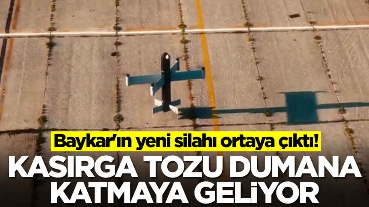 Baykar'ın yeni silahı ortaya çıktı: Kasırga tozu dumana katmaya geliyor
