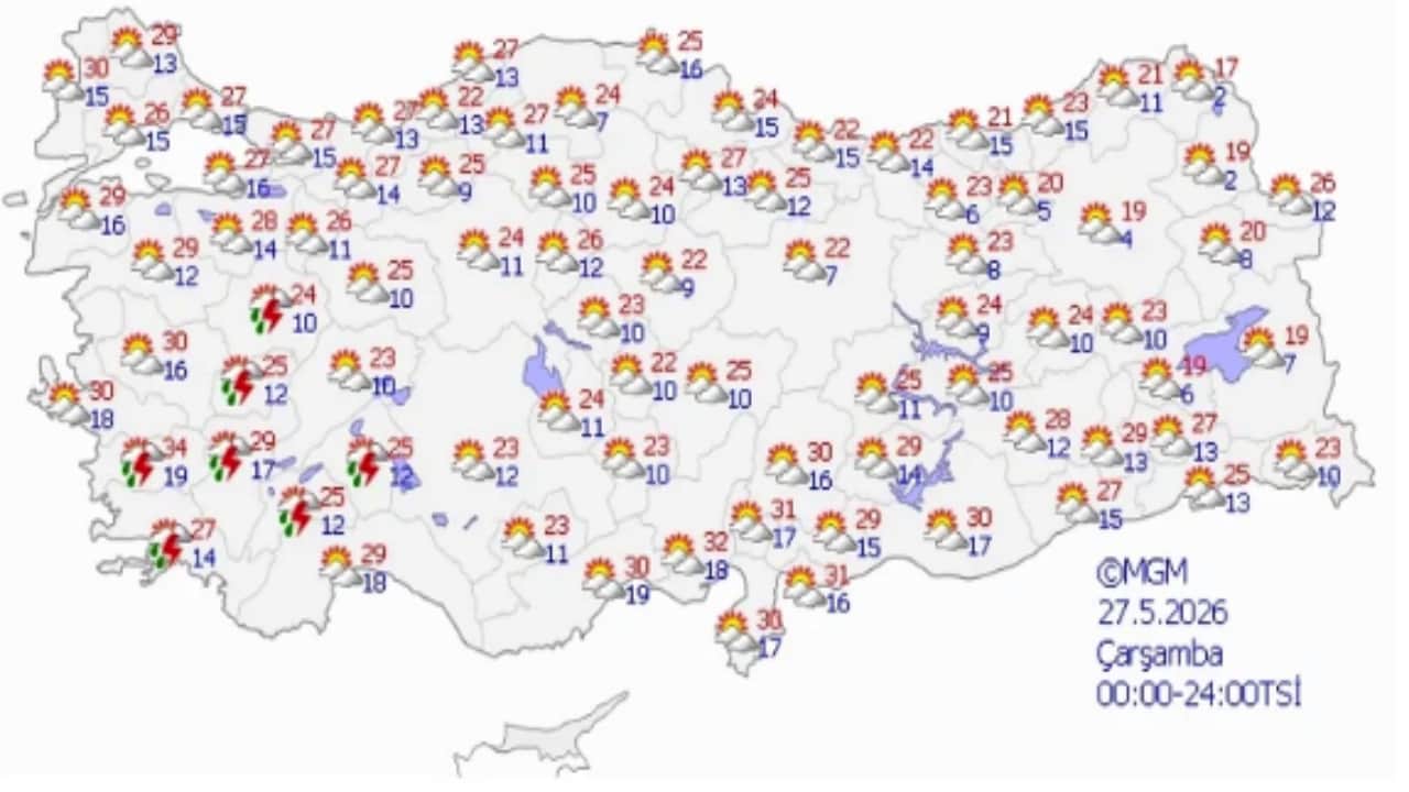 Foto - Bayramda hava nasıl olacak? Bakmadan sakın plan yapmayın! İşte il il hava durumu