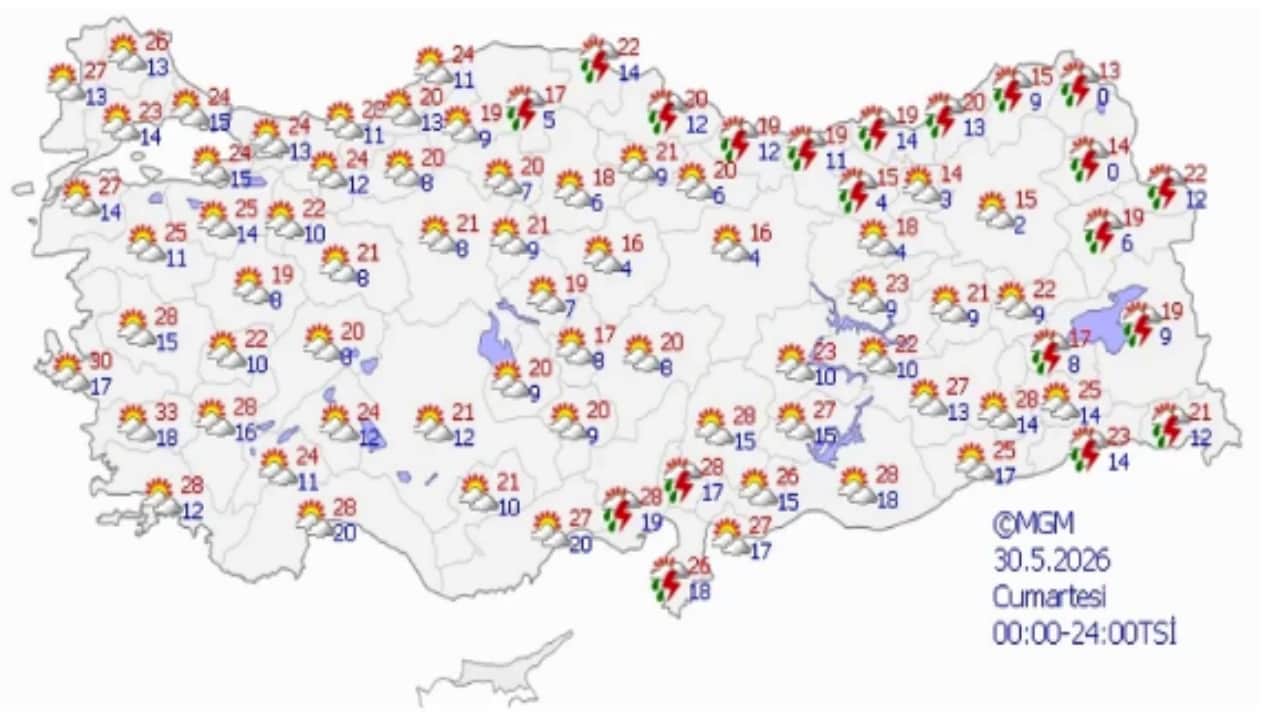 Foto - Bayramda hava nasıl olacak? Bakmadan sakın plan yapmayın! İşte il il hava durumu