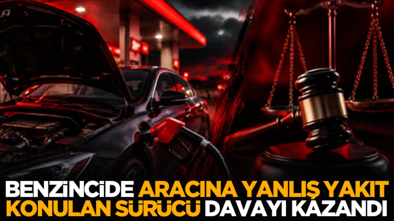 Benzincide aracına yanlış yakıt konulan sürücü davayı kazandı