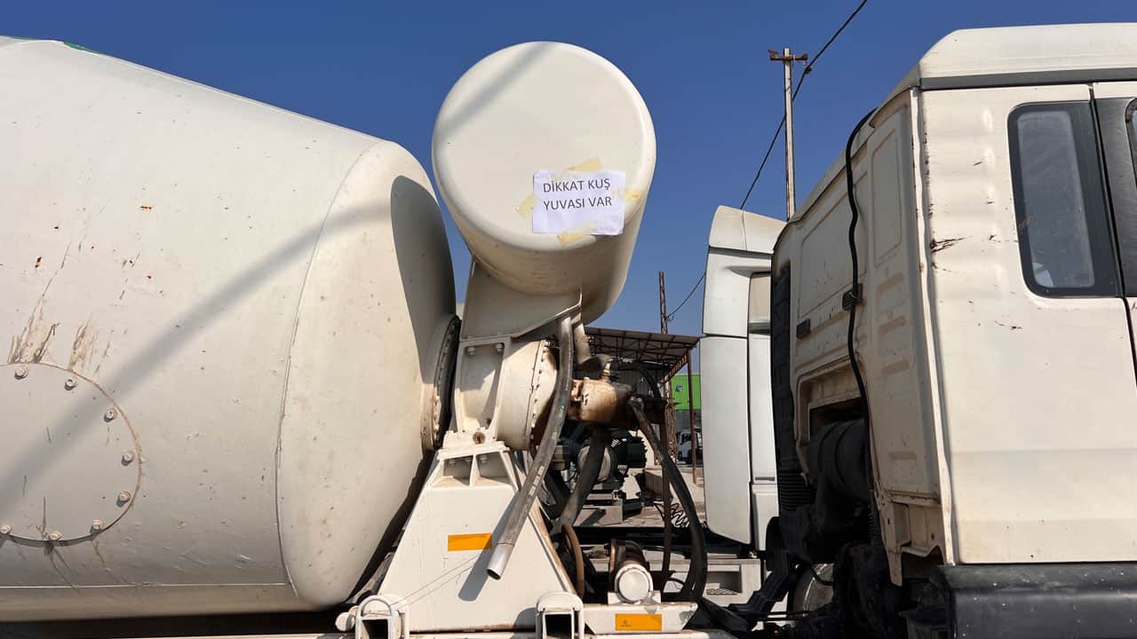 Foto - Beton mikseri 1 aydır çalışmıyor! Sebebi yürekleri ısıttı