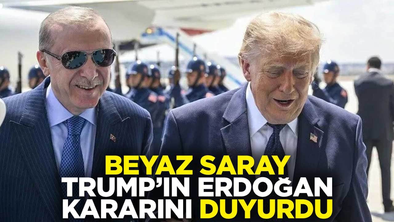 Beyaz Saray, Trump'ın Erdoğan kararını duyurdu