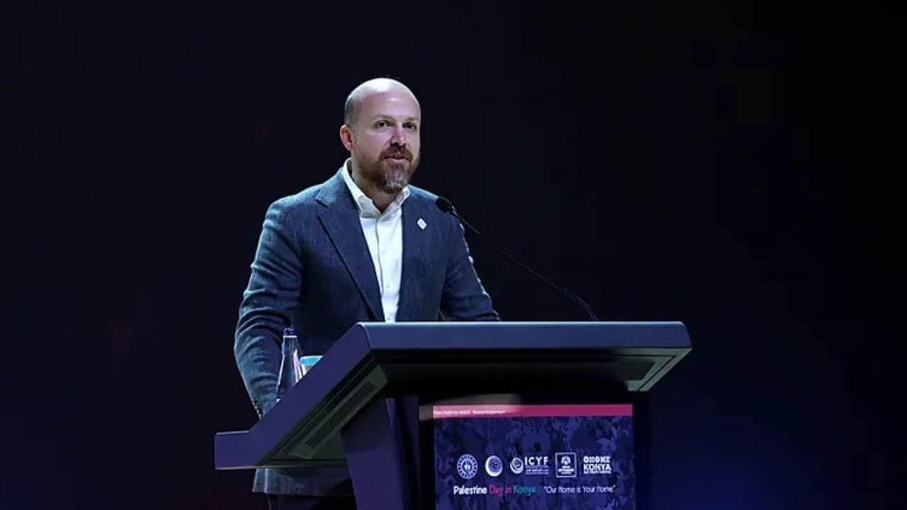 Foto - Bilal Erdoğan'dan Filistin'e açık destek: 
