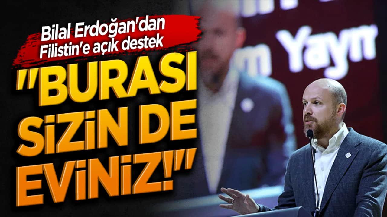 Bilal Erdoğan'dan Filistin'e açık destek: 