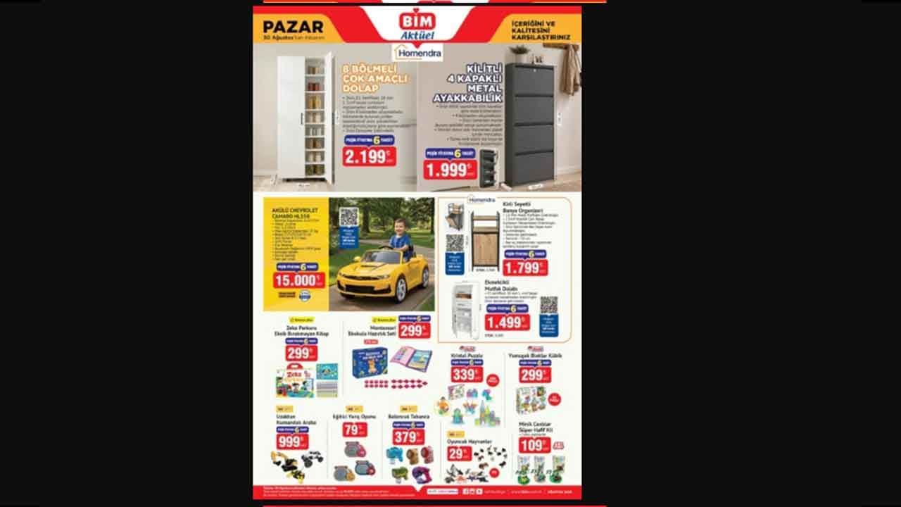 Foto - BİM indirimin kralını yaptı: 30 Ağustos’ta raflar onlarca ürünle dolacak