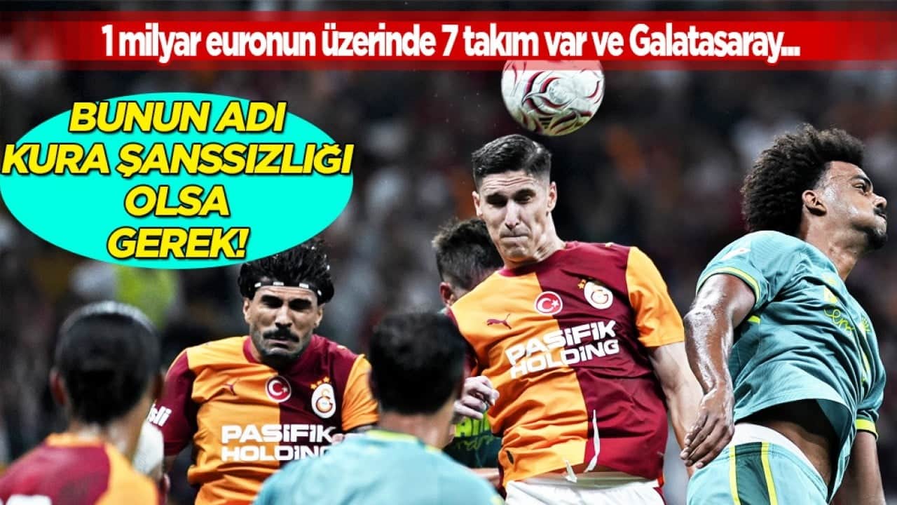 Böylesi şanssızlık ancak dizi filmlerde olur ama... 1 milyar euro'luk takımları seçmek nasıl bir kura!