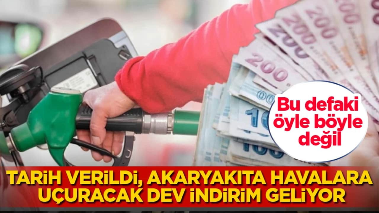 Bu defaki öyle böyle değil! Tarih verildi, akaryakıta havalara uçuracak dev indirim geliyor
