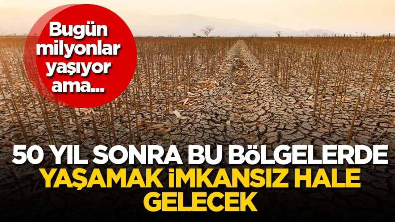 Bugün milyonlar yaşıyor ama... 50 yıl sonra bu bölgelerde yaşamak imkansız hale gelecek