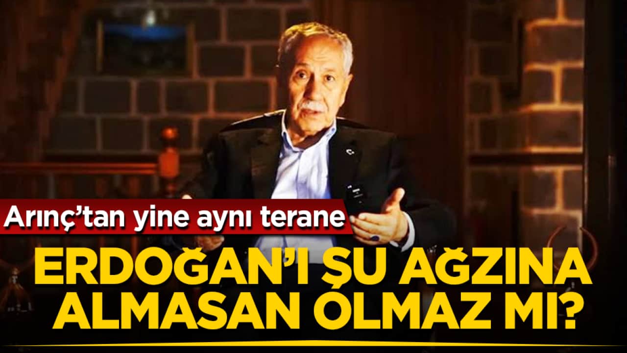Bülent Arınç’tan yine aynı terane! Tayyip Erdoğan’ı şu ağzına almasan olmaz mı?