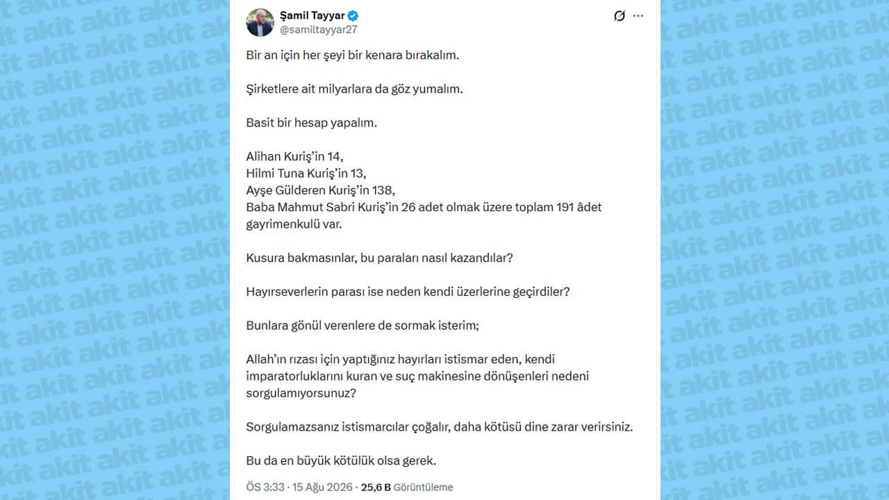 Foto - Çakma Süleymancılara çarpıcı soru! Şamil Tayyar Kurişlerin bilinmeyen yüzünü hatırlattı