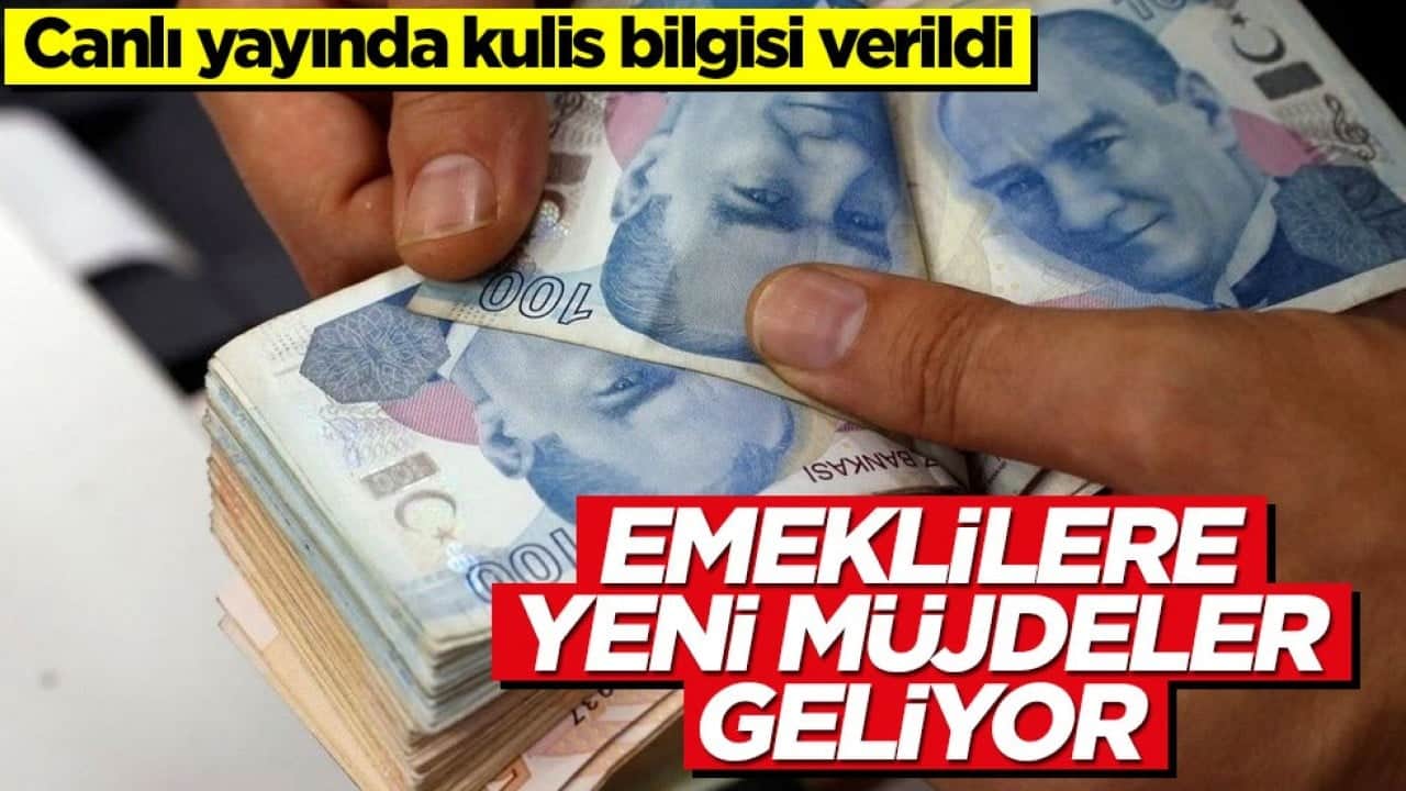 Canlı yayında kulis bilgisi verildi! Emeklilere yeni müjdeler geliyor
