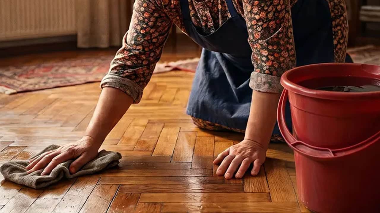 Foto - Çay dökün, parkelerinizde ne toz kalıyor ne çizik! Birçok kişi ilk defa duyacak... Uygulansa böyle yapıyormuş