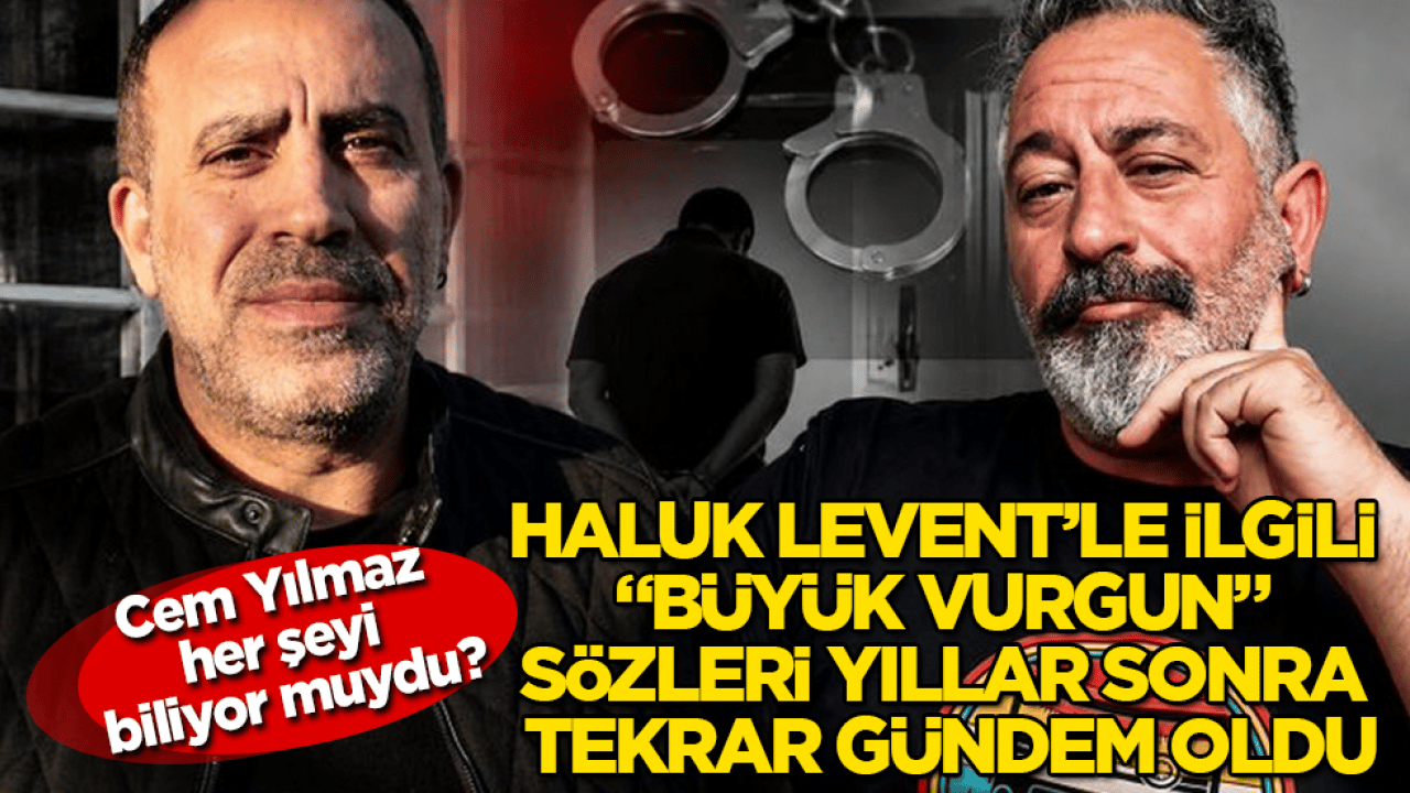 Cem Yılmaz her şeyi biliyor muydu? Haluk Levent’le ilgili "büyük vurgun" sözleri yıllar sonra tekrar gündem oldu