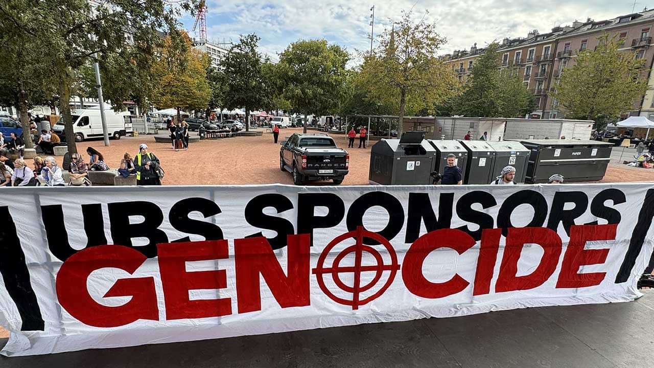 Foto - Cenevre Gazze için ayakta