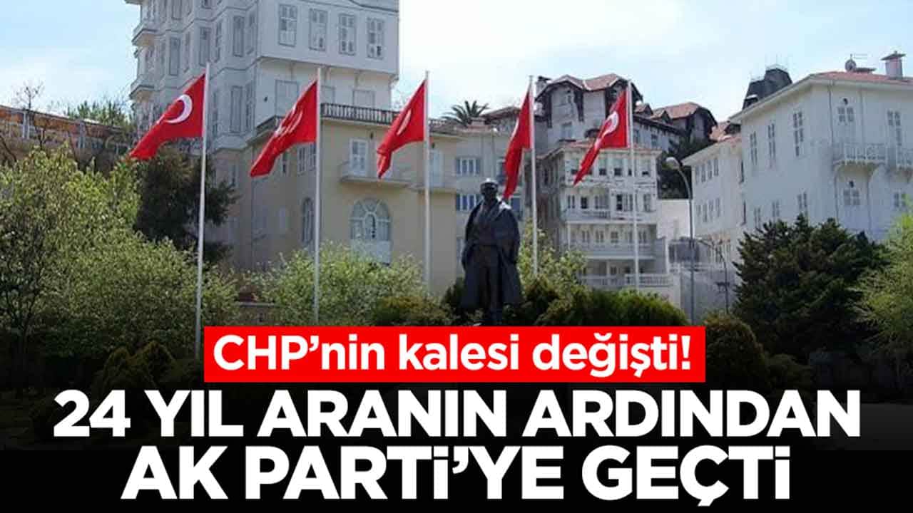 CHP'nin kalesi 24 yıl aranın ardından AK Parti'ye geçti