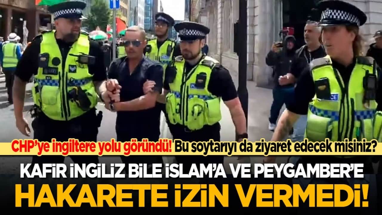 CHP’ye ingiltere yolu göründü! Bu soytarıyı da ziyaret edecek misiniz? Kafir İngiliz bile İslam’a hakarete izin vermedi