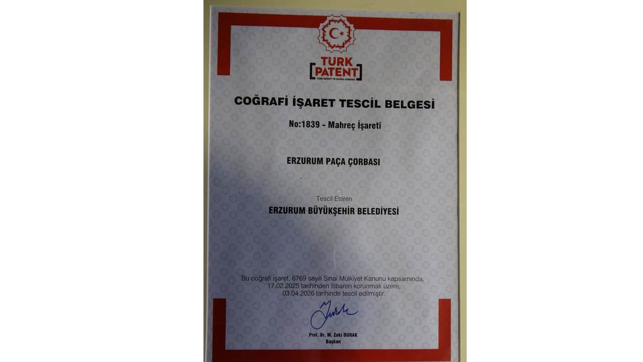 Foto - Coğrafi işaretli ürün sayısı 62’ye çıktı! Erzurum’un kadim lezzeti tescillendi