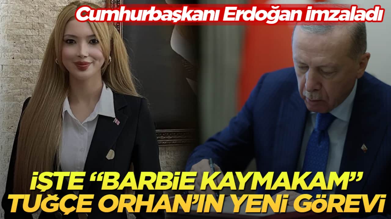 Cumhurbaşkanı Erdoğan imzaladı! İşte "Barbie Kaymakam" Tuğçe Orhan’ın yeni görevi