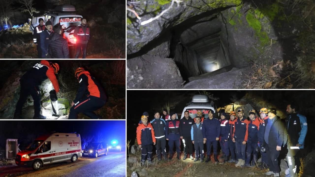 Foto - Define hırsından ‘cehennem’ çukuruna! Sarnıçta mahsur kalmışlardı: Tarihi mirasımıza göz diken 3 alçak gözaltına alındı