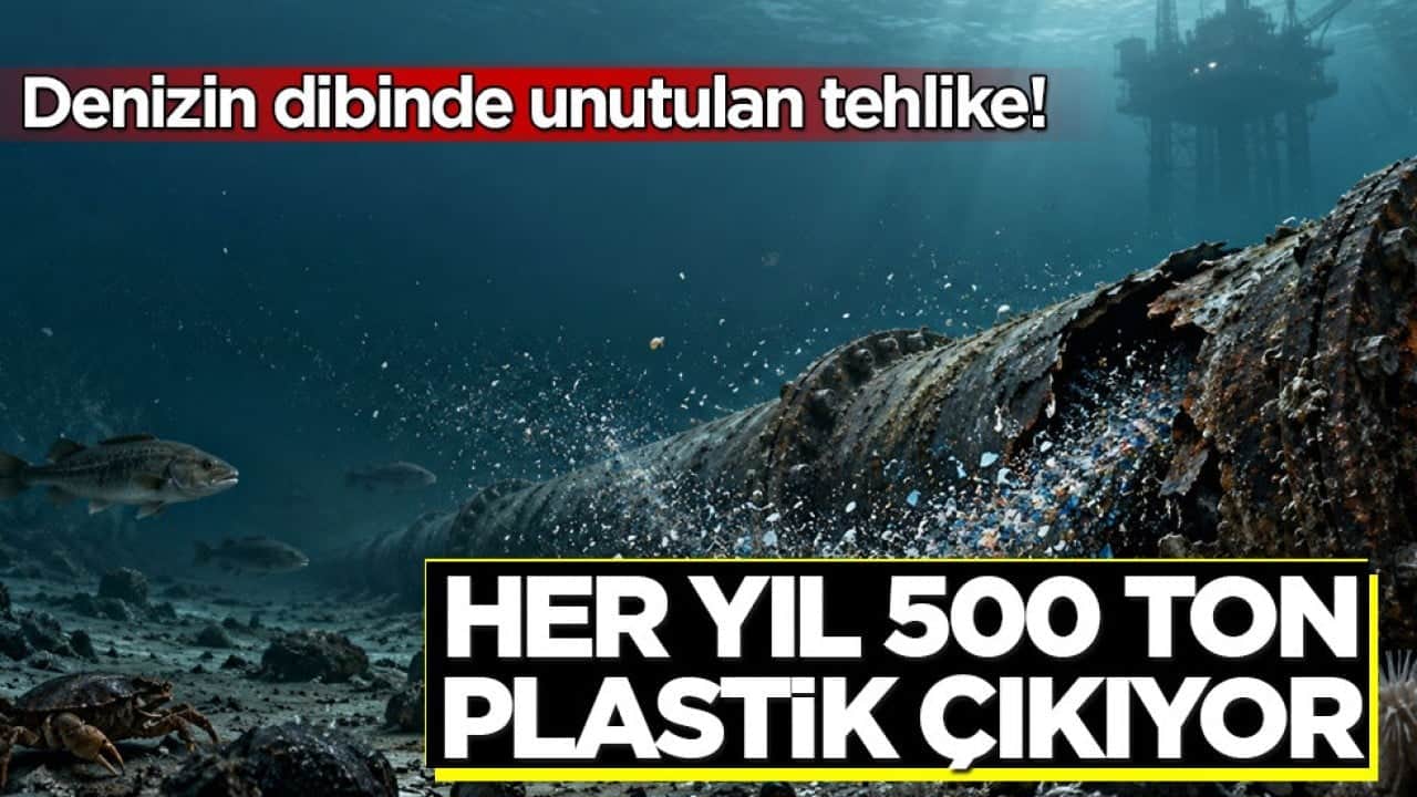 Denizin dibinde unutulan tehlike! Her yıl 500 ton plastik çıkıyor