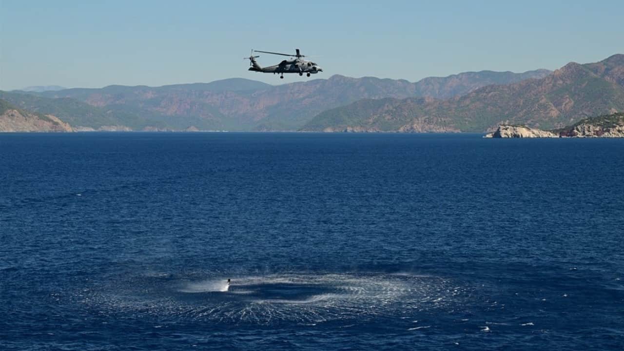 Foto - Denizkurdu Tatbikatı'nın seçkin gözlemci günü başladı! 100 gemi ve 50 hava aracı görev alıyor