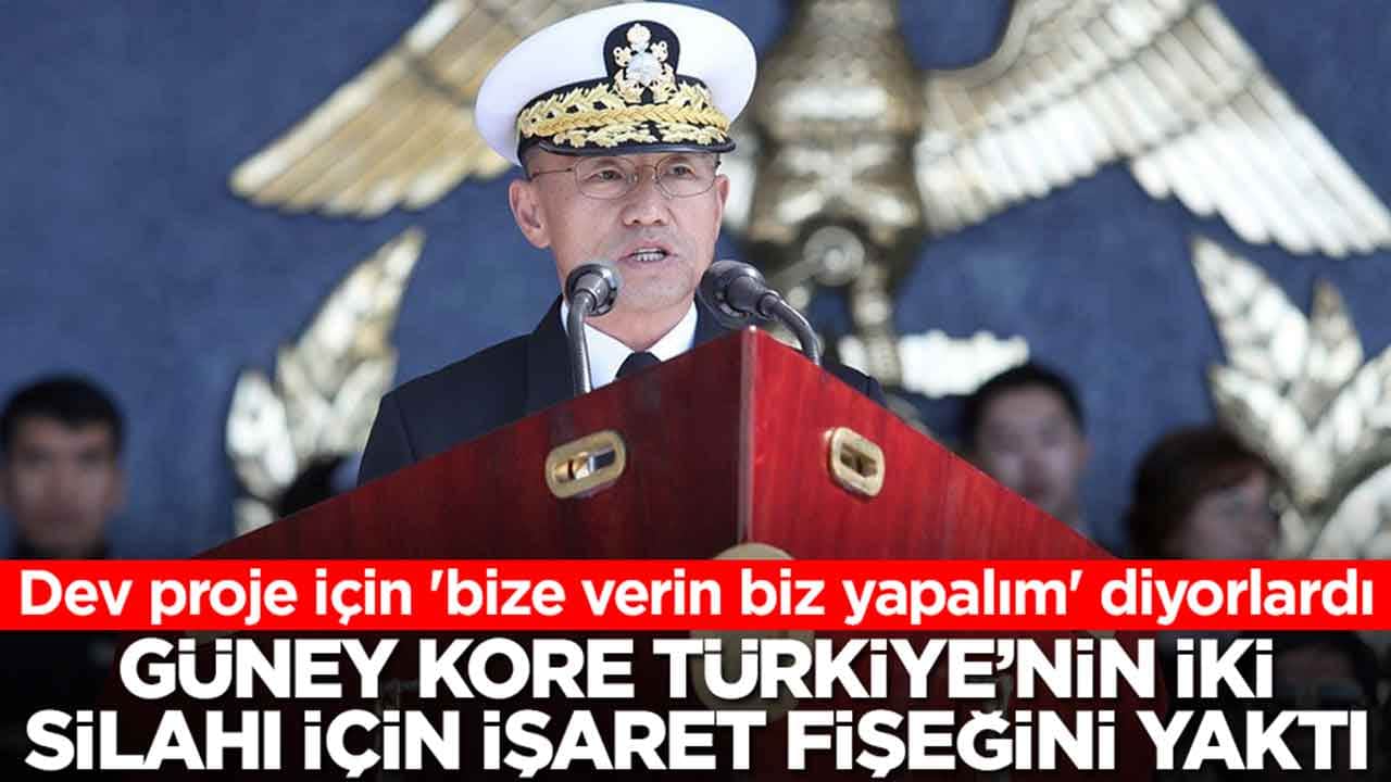 Dev proje için 'bize verin biz yapalım' diyorlardı: Güney Kore Türkiye'nin iki silahı için işaret fişeğini yaptı