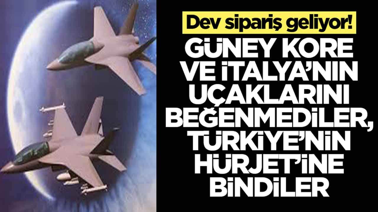 Dev sipariş geliyor: İtalya ve Güney Kore'nin uçaklarını beğenmediler, Türkiye'nin Hürjet'ine bindiler