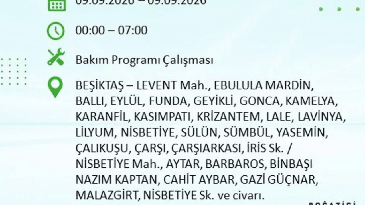 Foto - Dikkat! İstanbul’da 9 saatlik elektrik kesintisi! İşte elektriksiz kalacak o ilçeler