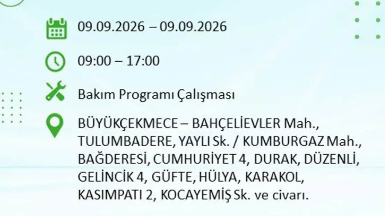 Foto - Dikkat! İstanbul’da 9 saatlik elektrik kesintisi! İşte elektriksiz kalacak o ilçeler
