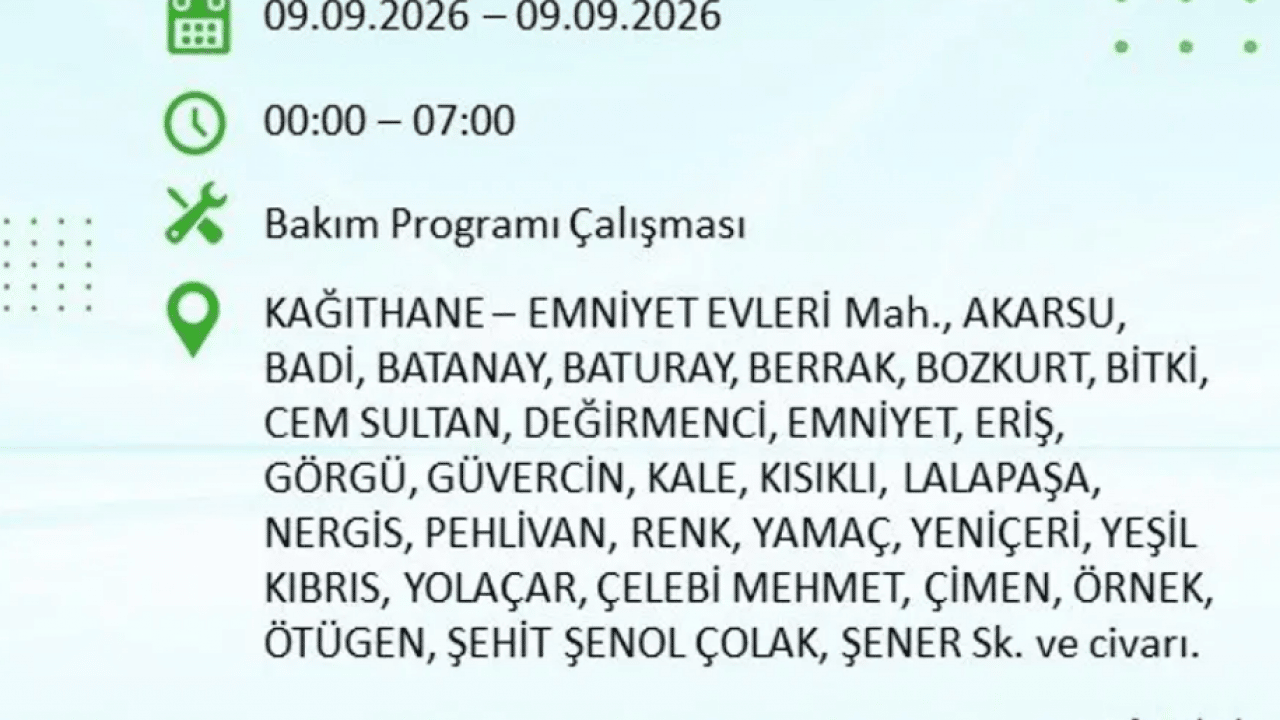 Foto - Dikkat! İstanbul’da 9 saatlik elektrik kesintisi! İşte elektriksiz kalacak o ilçeler