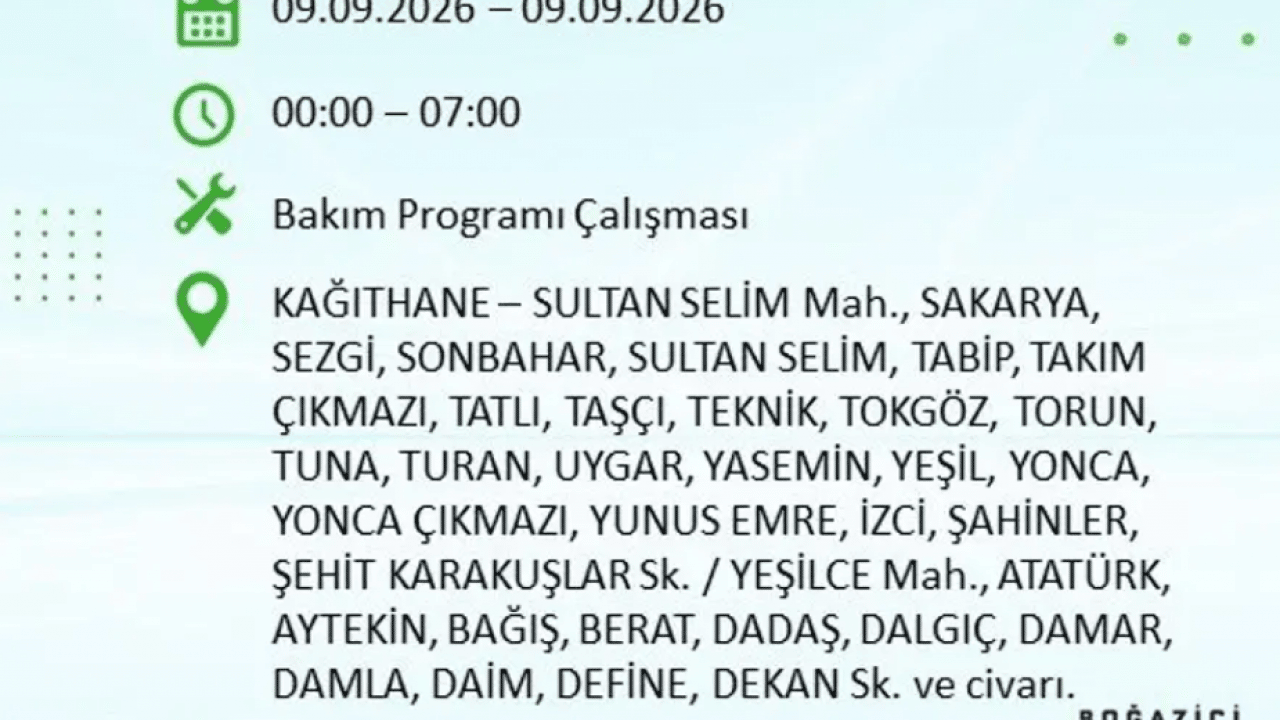 Foto - Dikkat! İstanbul’da 9 saatlik elektrik kesintisi! İşte elektriksiz kalacak o ilçeler