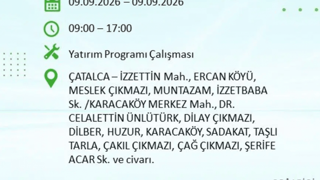 Foto - Dikkat! İstanbul’da 9 saatlik elektrik kesintisi! İşte elektriksiz kalacak o ilçeler