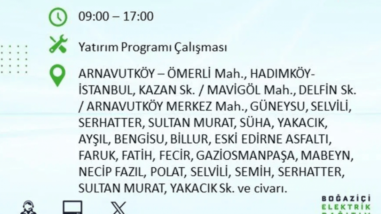 Foto - Dikkat! İstanbul’da 9 saatlik elektrik kesintisi! İşte elektriksiz kalacak o ilçeler