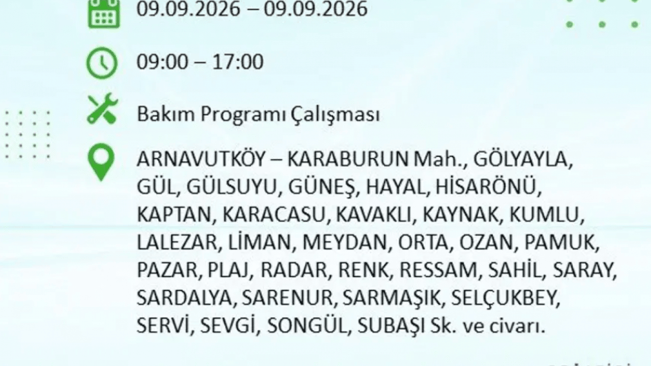 Foto - Dikkat! İstanbul’da 9 saatlik elektrik kesintisi! İşte elektriksiz kalacak o ilçeler
