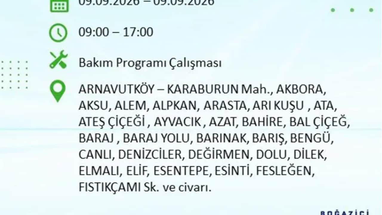 Foto - Dikkat! İstanbul’da 9 saatlik elektrik kesintisi! İşte elektriksiz kalacak o ilçeler