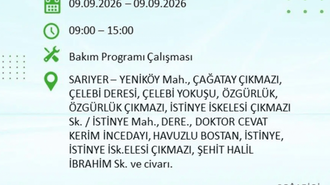 Foto - Dikkat! İstanbul’da 9 saatlik elektrik kesintisi! İşte elektriksiz kalacak o ilçeler