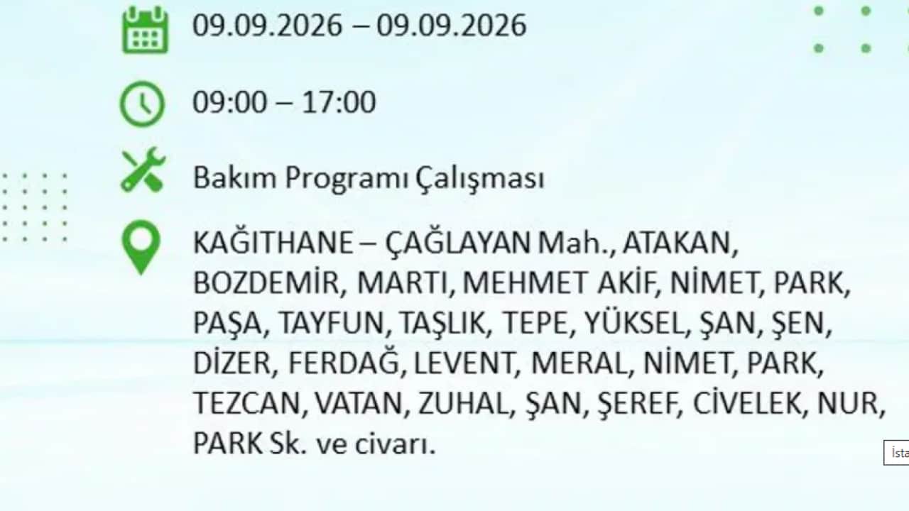 Foto - Dikkat! İstanbul’da 9 saatlik elektrik kesintisi! İşte elektriksiz kalacak o ilçeler
