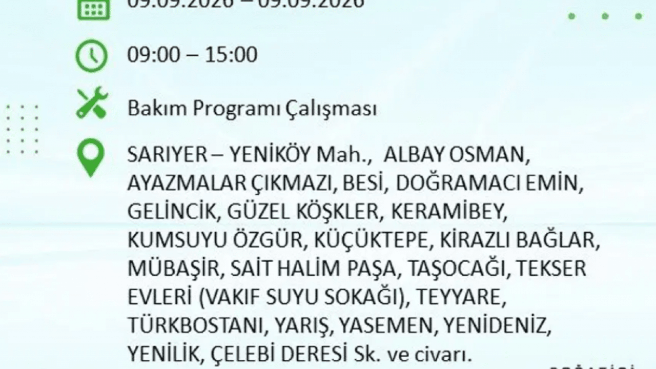 Foto - Dikkat! İstanbul’da 9 saatlik elektrik kesintisi! İşte elektriksiz kalacak o ilçeler