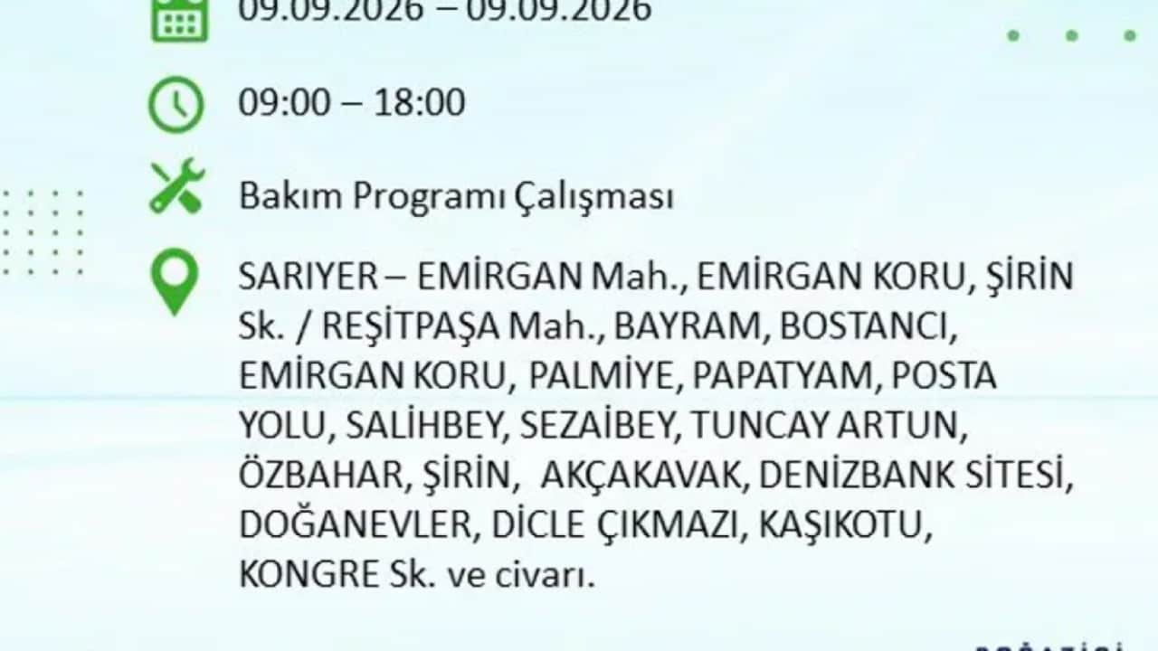 Foto - Dikkat! İstanbul’da 9 saatlik elektrik kesintisi! İşte elektriksiz kalacak o ilçeler
