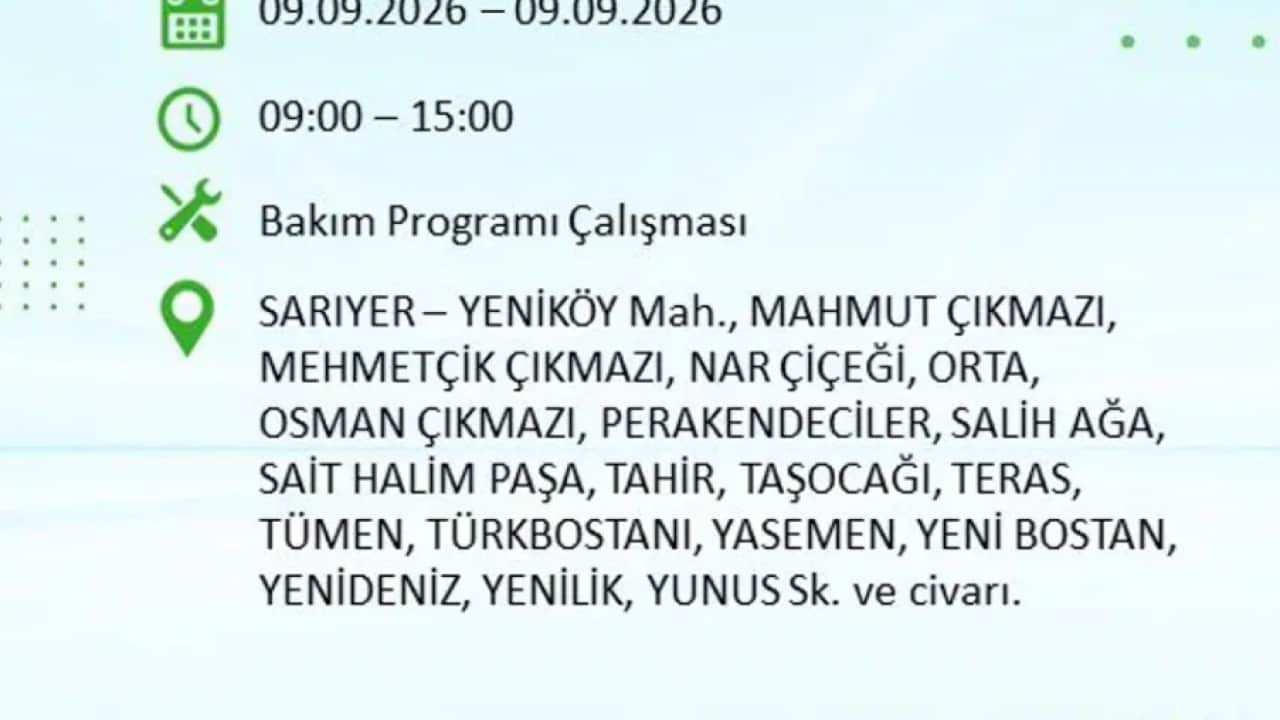 Foto - Dikkat! İstanbul’da 9 saatlik elektrik kesintisi! İşte elektriksiz kalacak o ilçeler