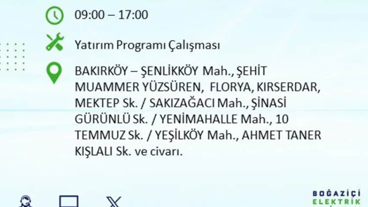Foto - Dikkat! İstanbul’da 9 saatlik elektrik kesintisi! İşte elektriksiz kalacak o ilçeler