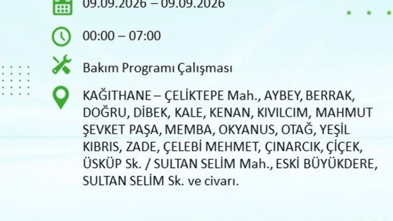 Foto - Dikkat! İstanbul’da 9 saatlik elektrik kesintisi! İşte elektriksiz kalacak o ilçeler