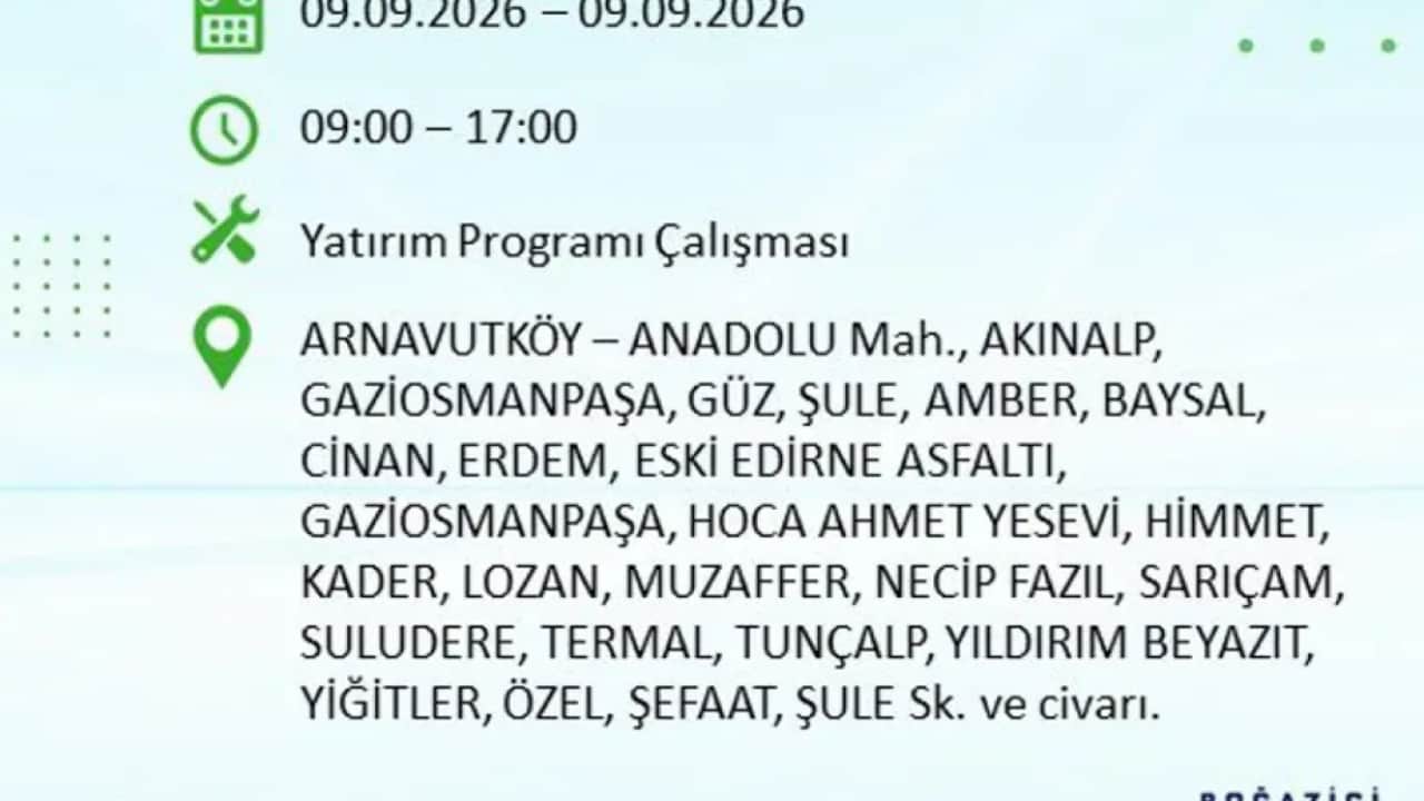 Foto - Dikkat! İstanbul’da 9 saatlik elektrik kesintisi! İşte elektriksiz kalacak o ilçeler