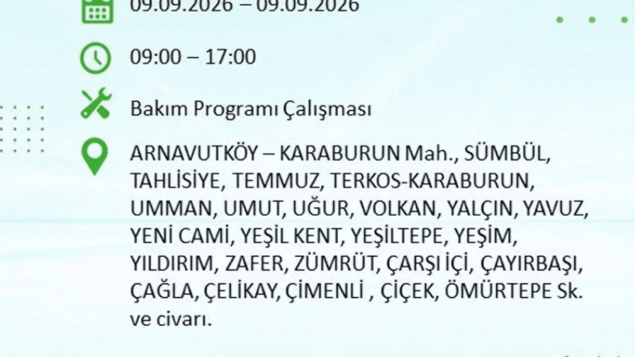Foto - Dikkat! İstanbul’da 9 saatlik elektrik kesintisi! İşte elektriksiz kalacak o ilçeler