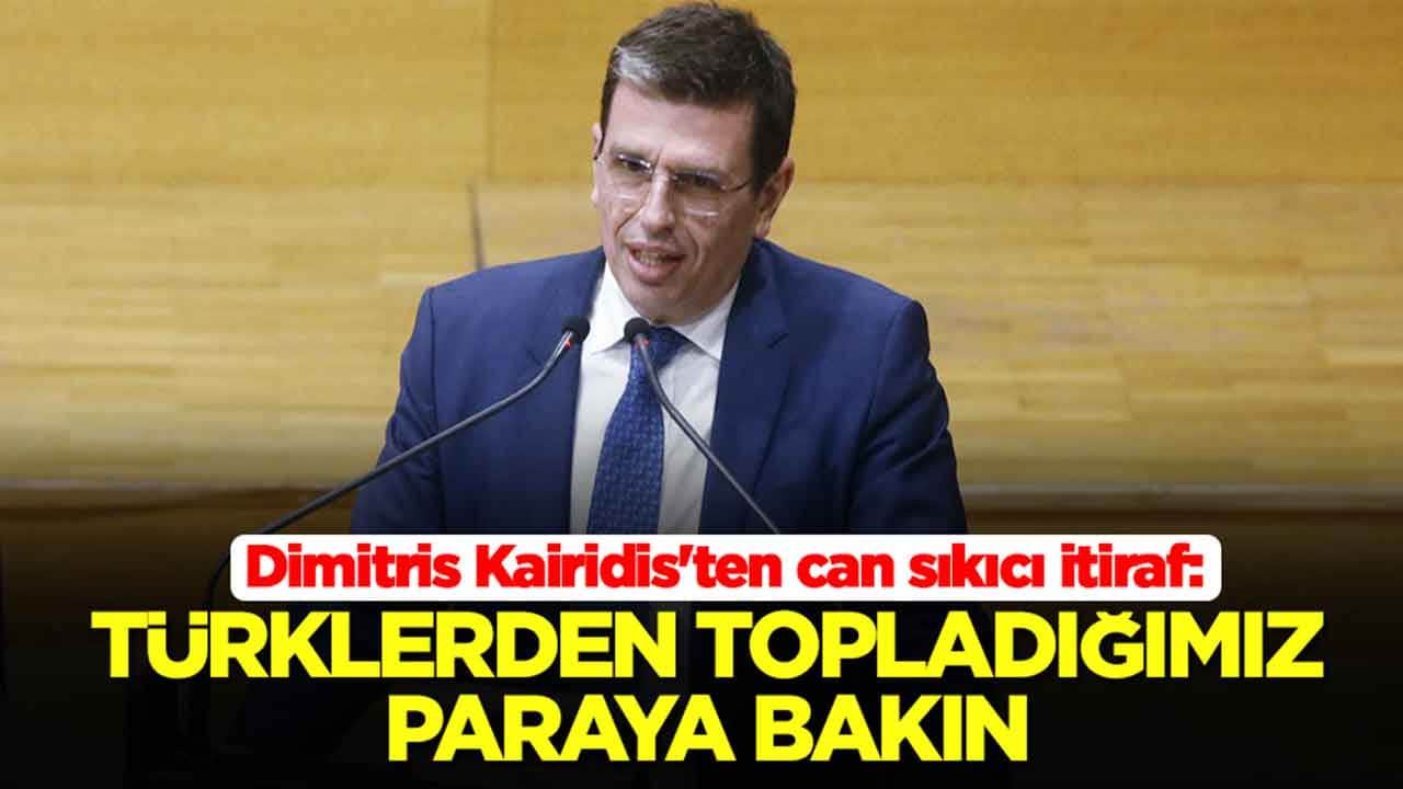 Dimitris Kairidis'ten can sıkıcı itiraf: Türklerden topladığımız paraya bakın