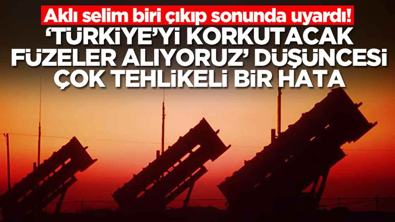 Dionysis Dionysiou: 'Türkiye'yi korkutacak füzeler alıyoruz' düşüncesi tehlikeli bir hatadır