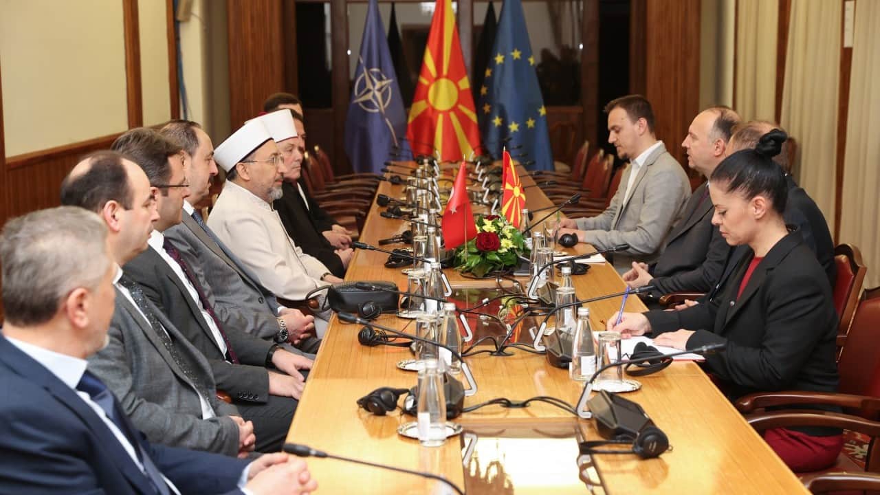 Foto - Diyanet İşleri Başkanı Arpaguş, Kuzey Makedonya’da bir dizi ziyarette bulundu 