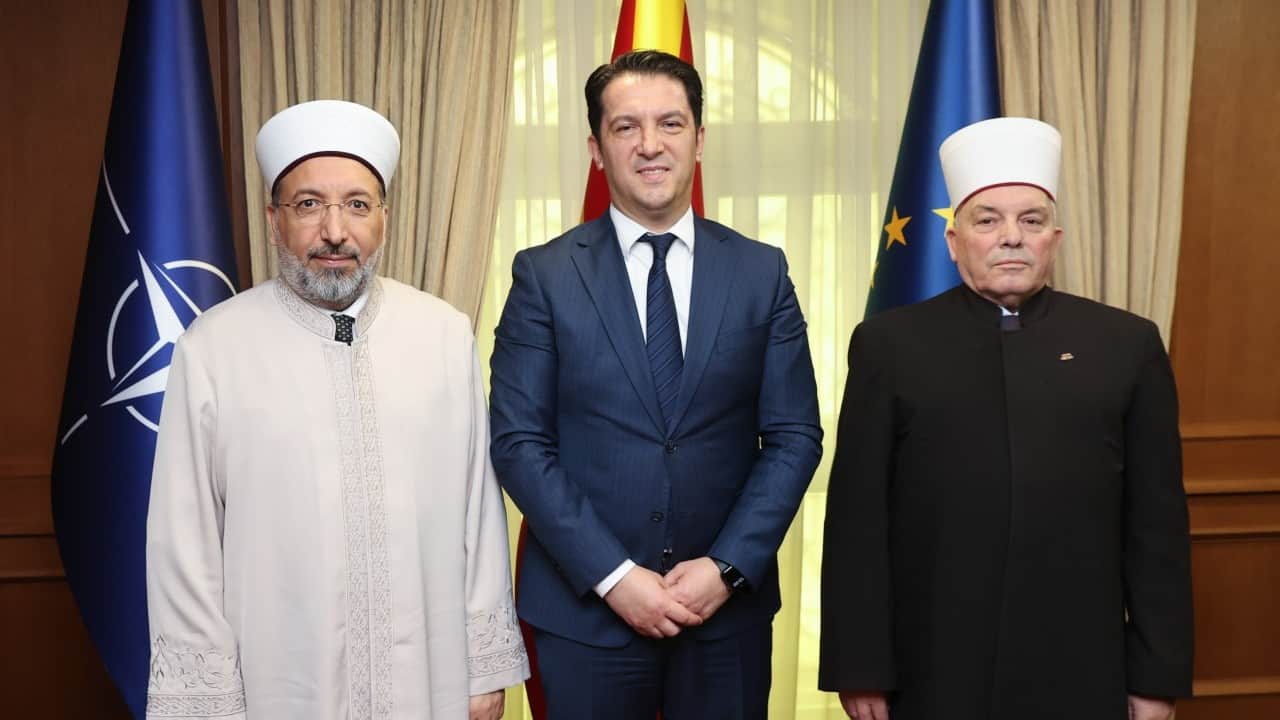Foto - Diyanet İşleri Başkanı Arpaguş, Kuzey Makedonya’da bir dizi ziyarette bulundu 
