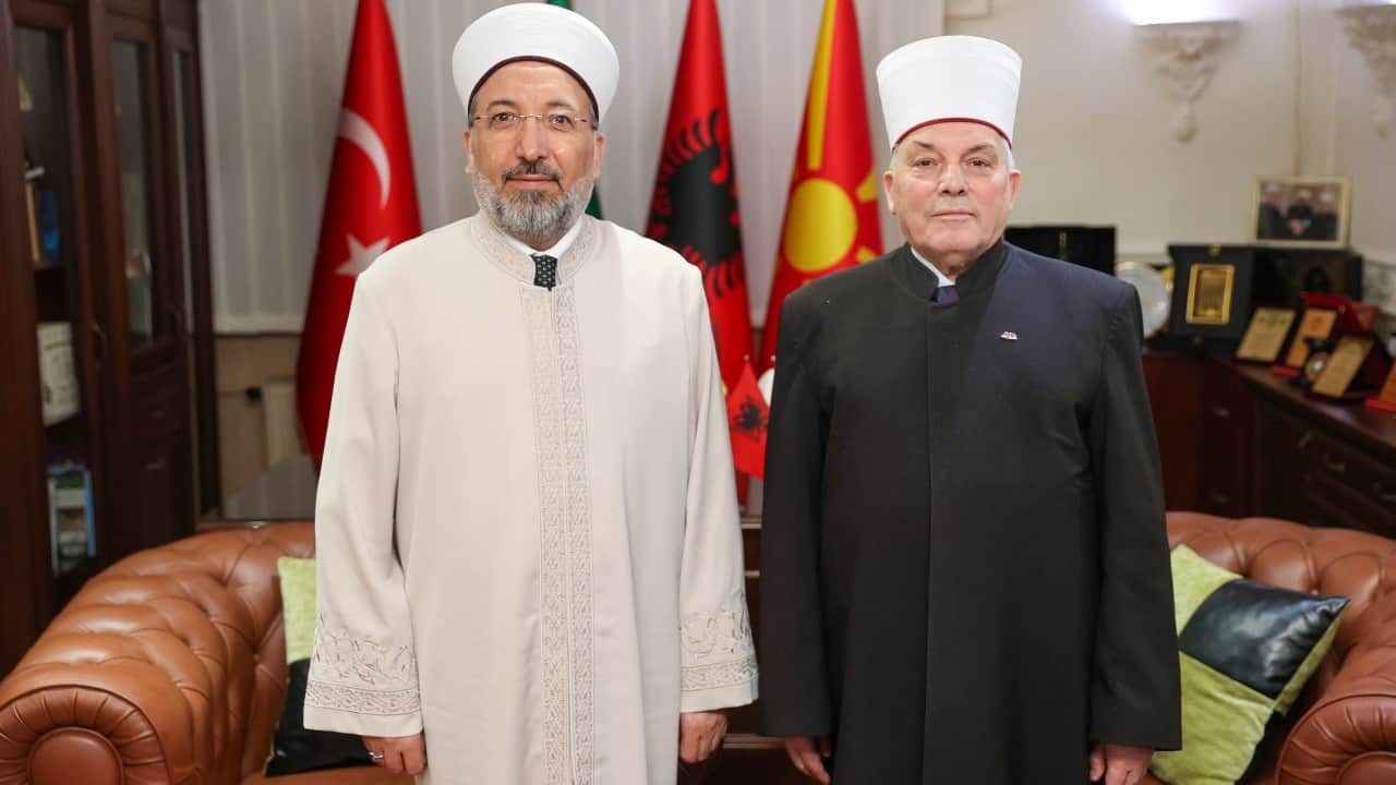 Foto - Diyanet İşleri Başkanı Arpaguş, Kuzey Makedonya’da bir dizi ziyarette bulundu 